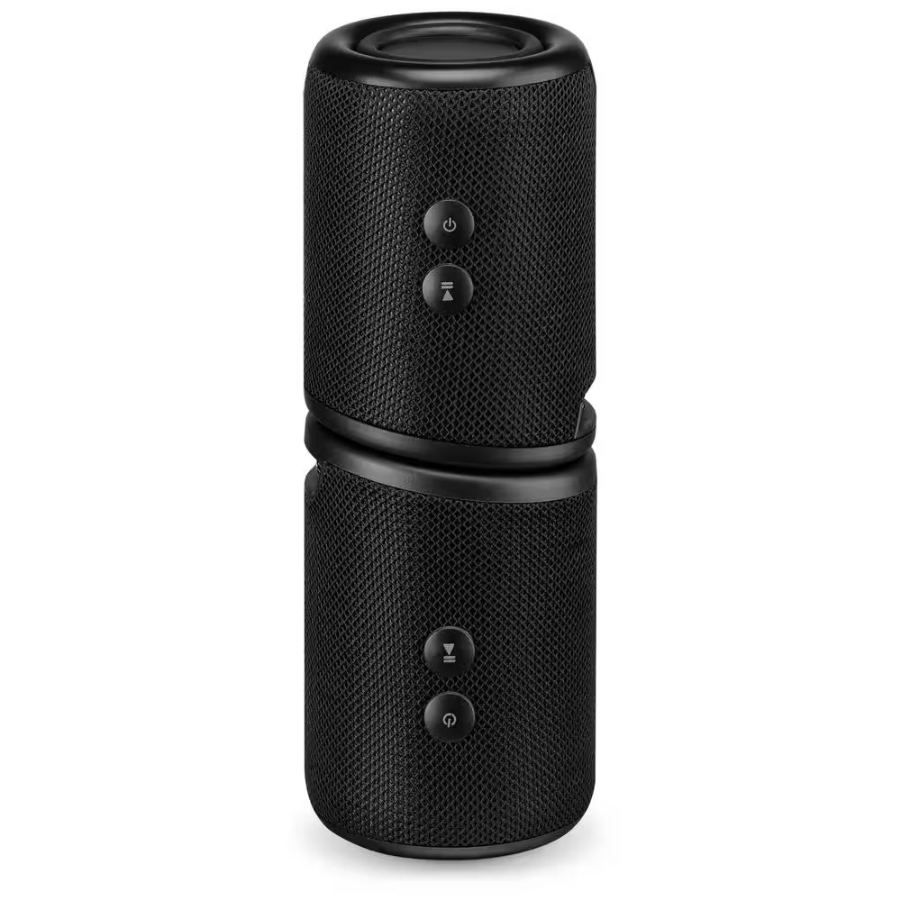 Magnetic plus Portable Wireless Speakers with Rubberized Coating and True Wirele