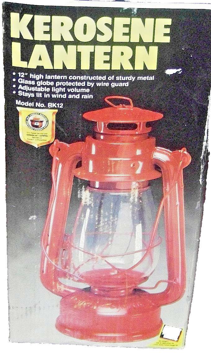 American Camper Kerosene Lantern RK12 Red 12"
