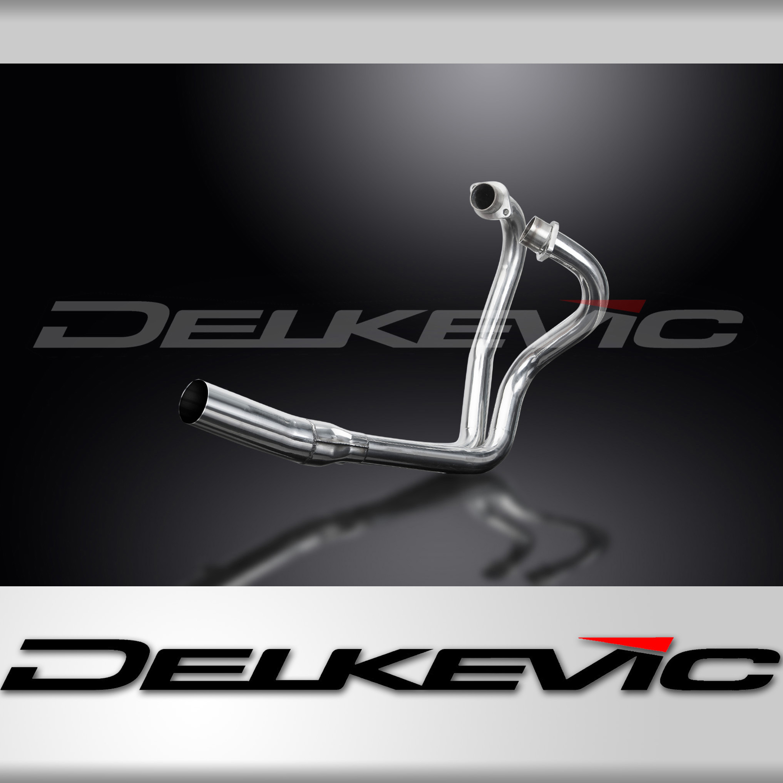 Yamaha XS650SE 1978-1985 Delkevic Stainless 2-1 Exhaust Headers Downpipes