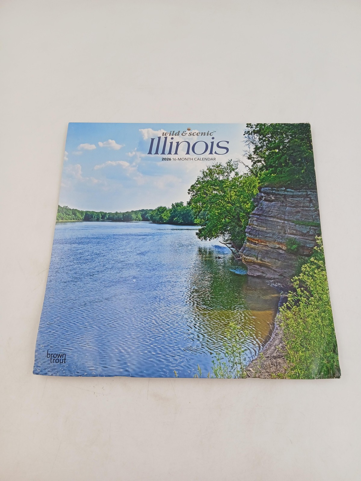 Wild & Scenic Illinois 2026 Wall Calendar 16-Month BrownTrout Nature Travel