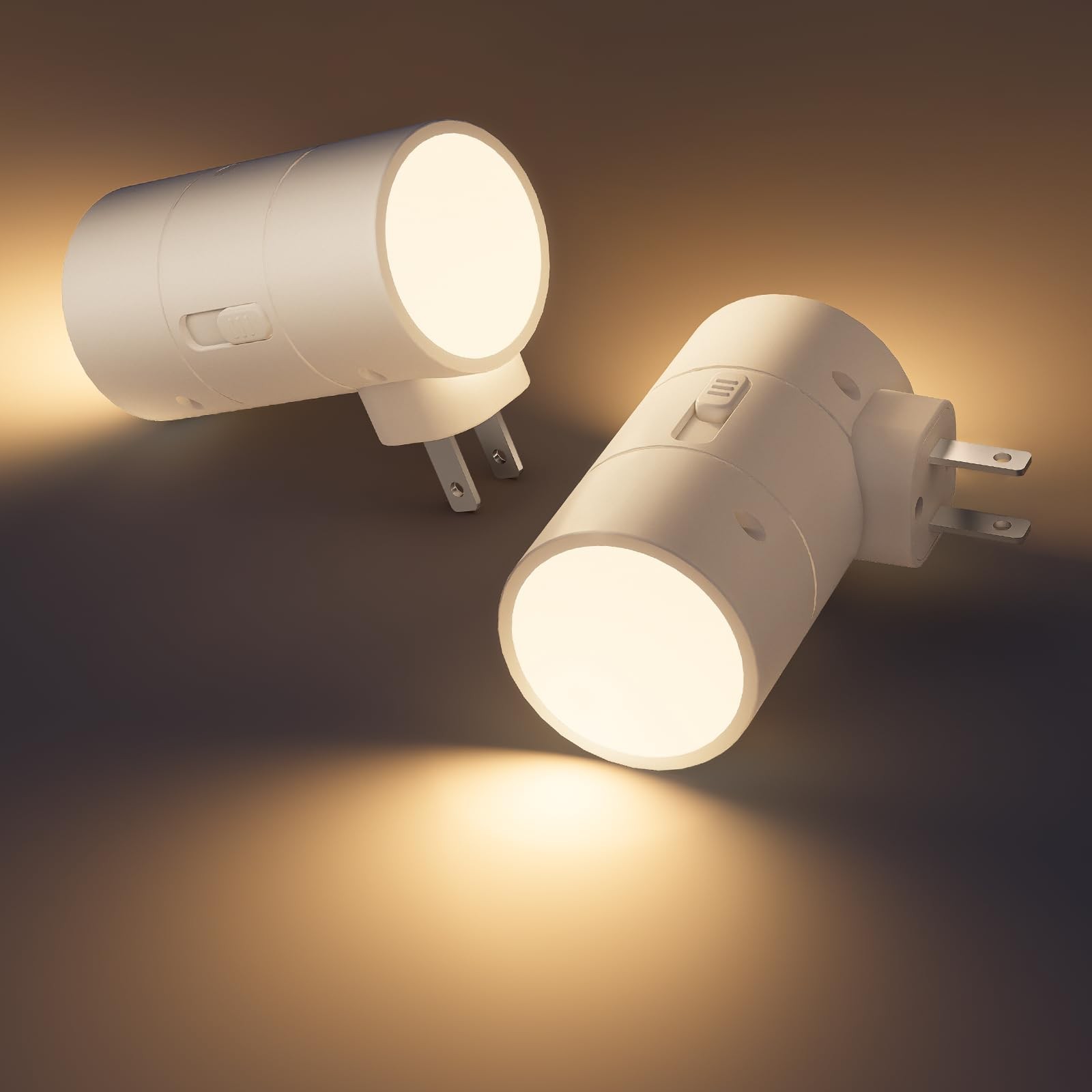 Night Lights Plug into Wall, Dimmable LED Nightlight with Dusk to Dawn Light ...