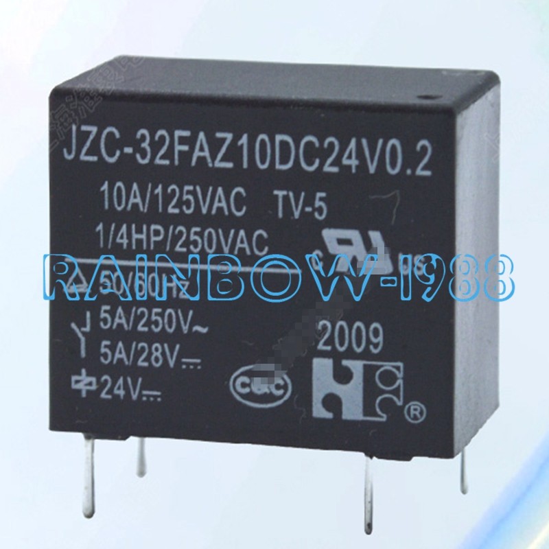 10PC FOR Electromagnetic power relay module JZC-32FAZ10DC24V 50/60Hz