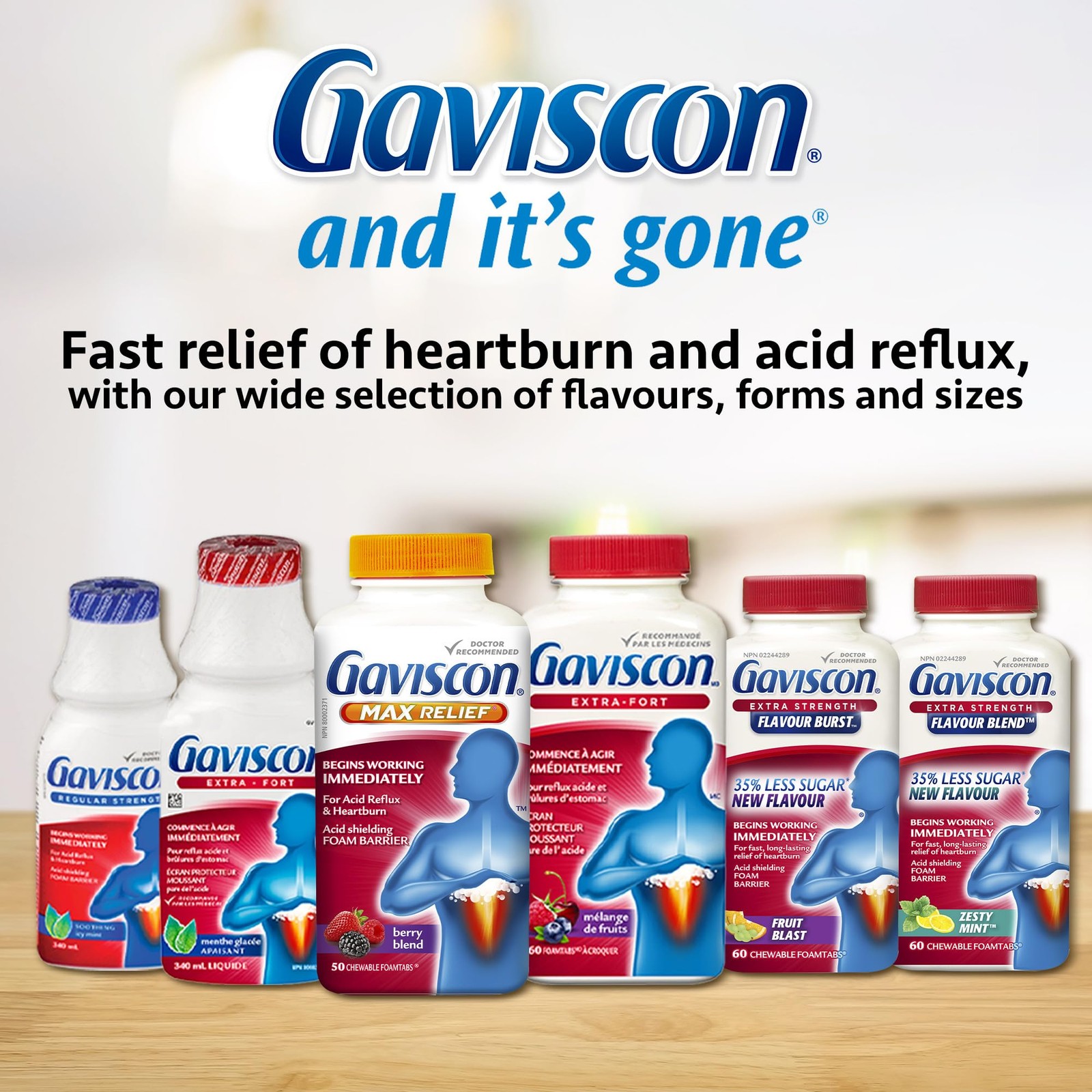 Gaviscon Max Berry Heartburn Relief 18 Count