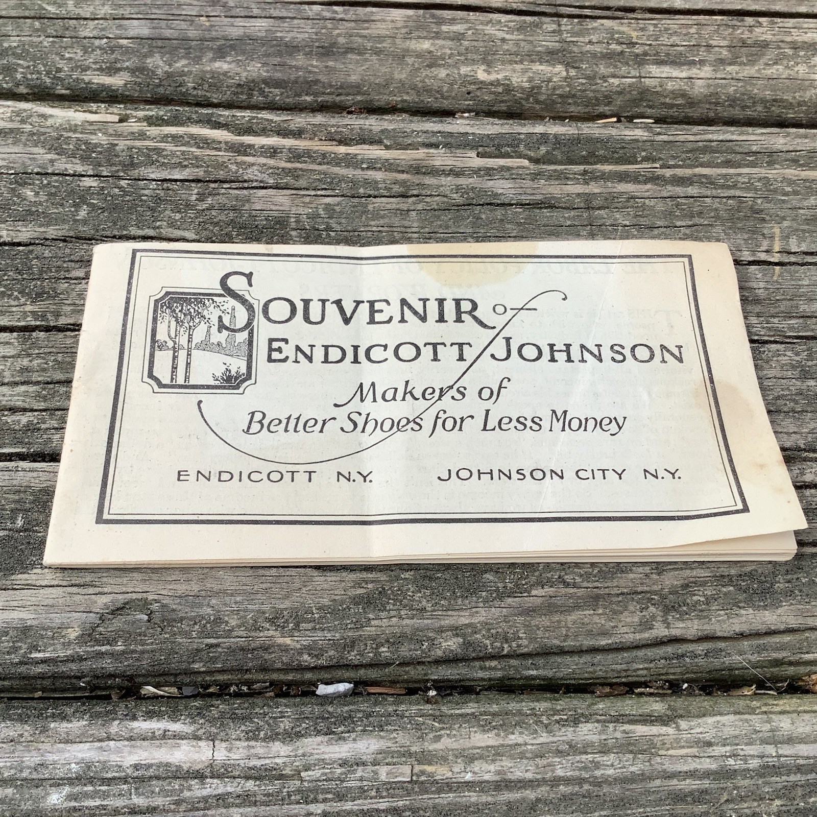 Vtge Endicott Johnson Shoes Advertising Booklet Endicott Johnson City New York