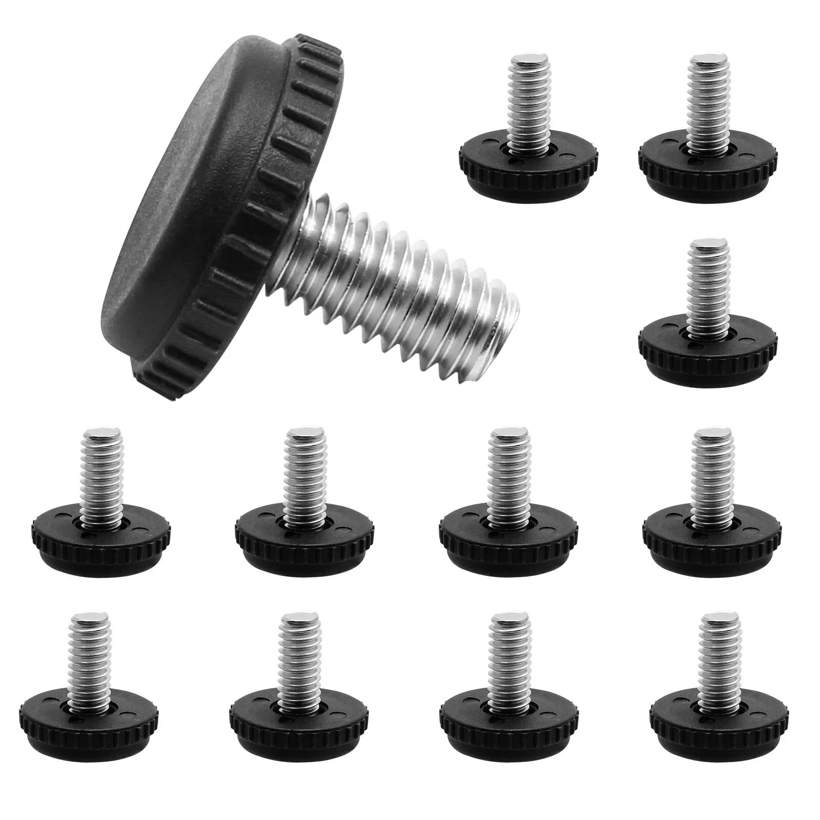 5/16”-18 Stainless Steel Screw Furniture Leveling Feet, Adjustable Patio Furnitu