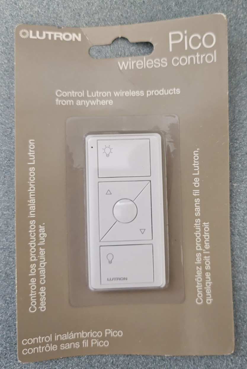 Lutron Pico Wireless Control PJ2-3BRL-GWH-L01 White