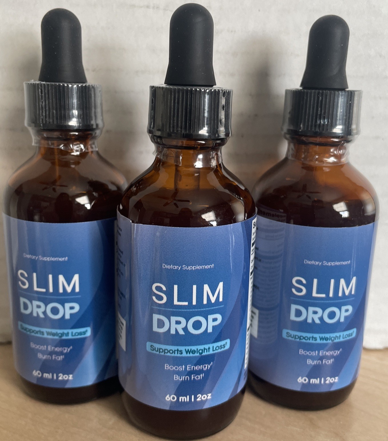 Slim Drop for Weight Loss - Premium Slim Drops Fat-Burning Support - 3 Pack NEW