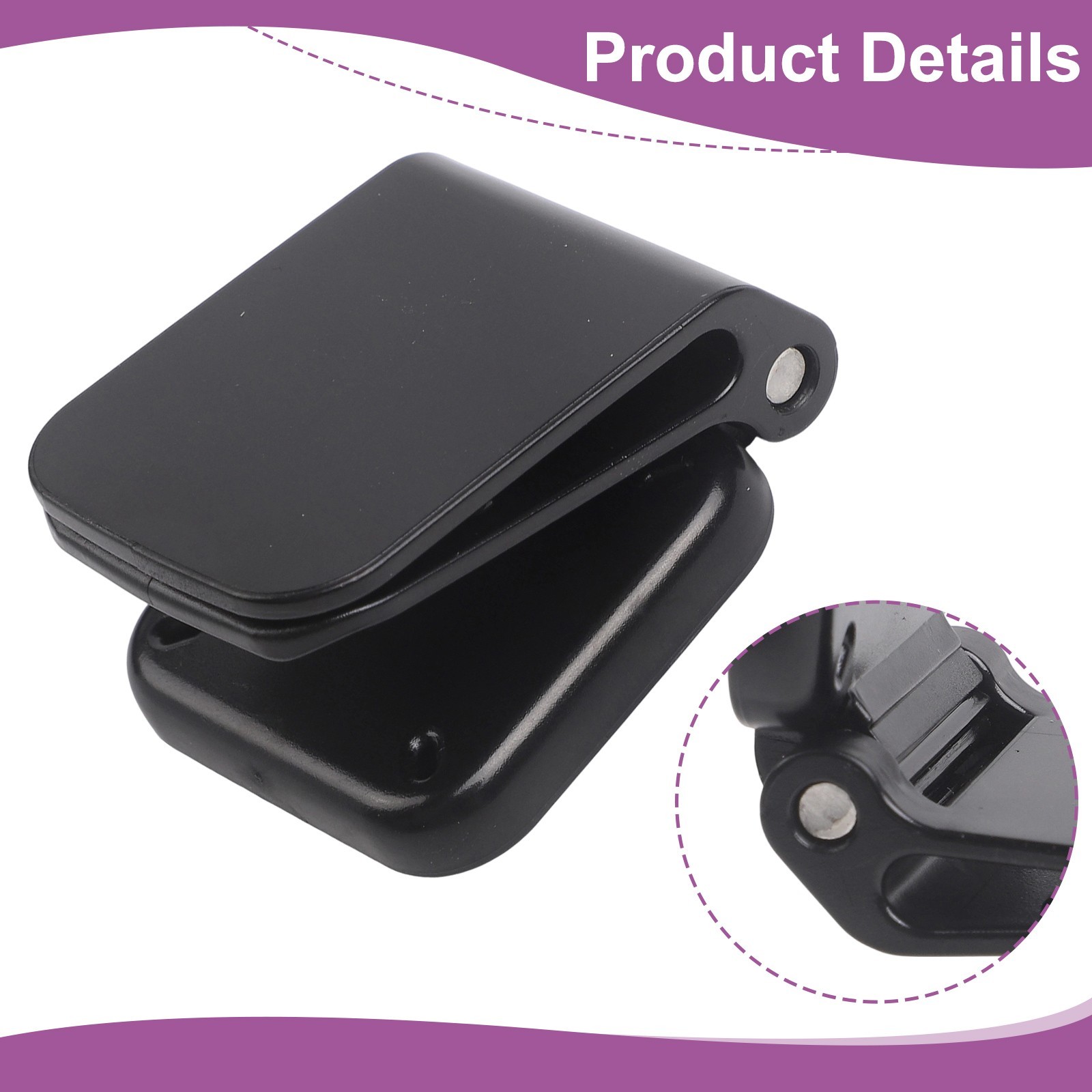Adjustable Magnetic Hat Clip for Insta360 Go Vertical Horizontal Mount