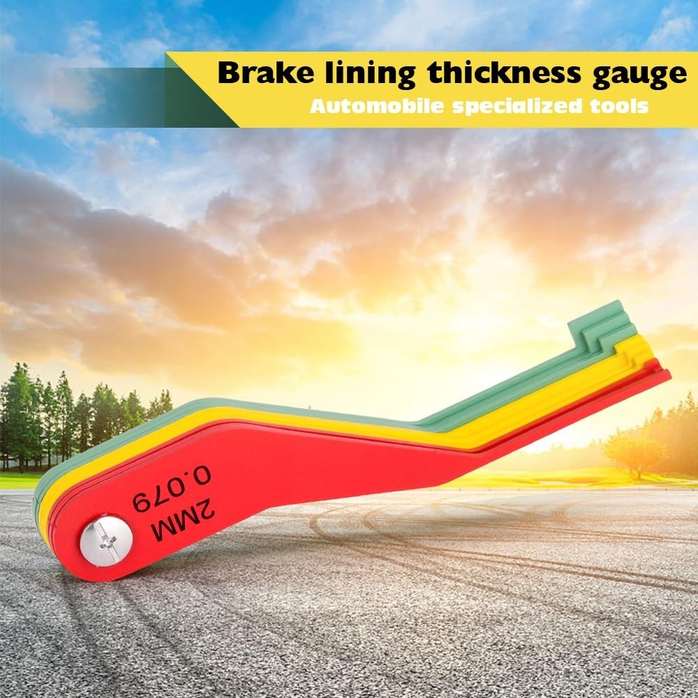 Easy Read Brake Pad Thickness Gauge - 3 Pack