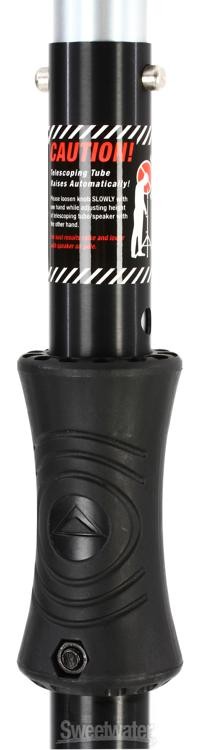 Ultimate Support TS-110B Extra Tall Lift-Assist Speaker Stand (Single)