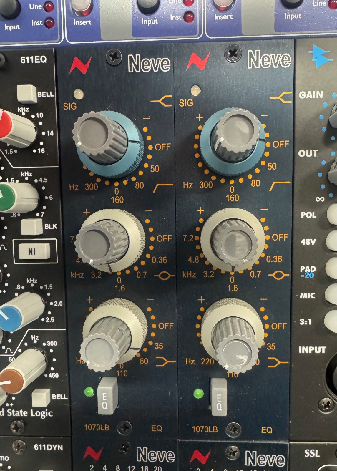 Neve 1073LB EQ 500 Series PRO AUDIO CARD!!