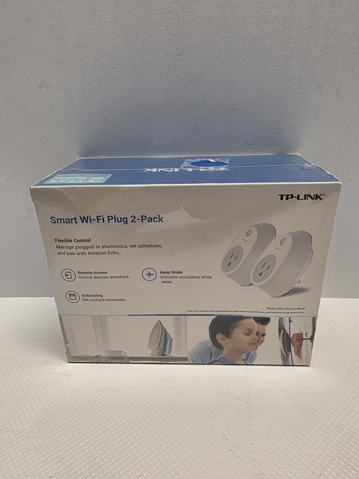 TP-Link Kasa Smart Wi-Fi Plug HS100 Kit 2-Pack Alexa Google Assistant