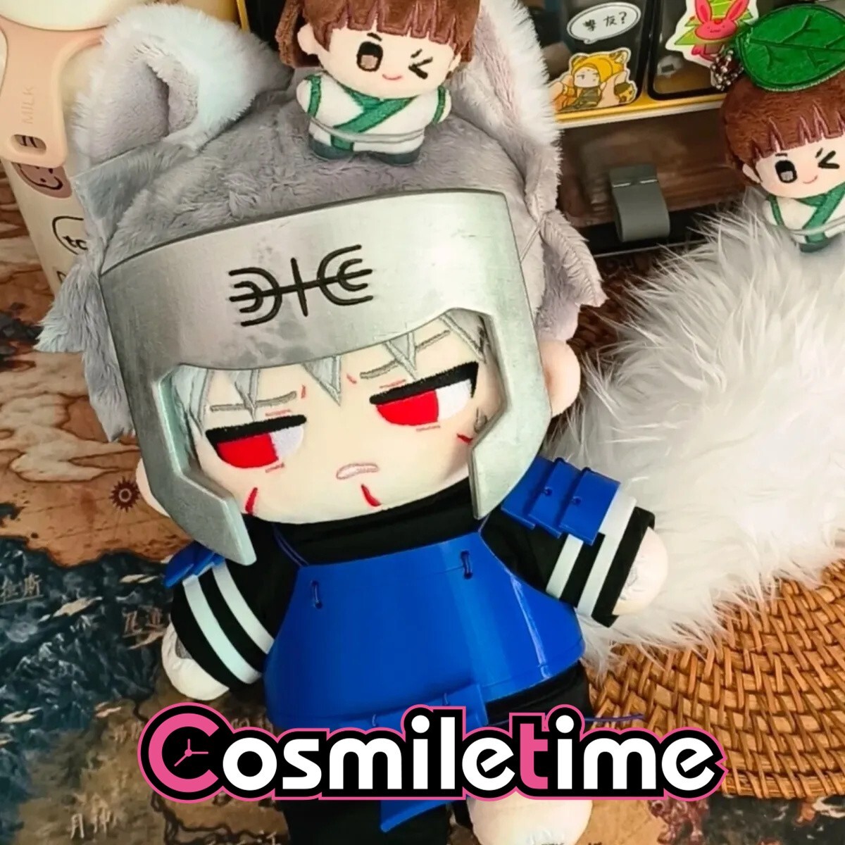Naruto Senju Tobirama 20cm Plush Doll Stuffed Pillow Dress Up Toy Anime Gift YZ