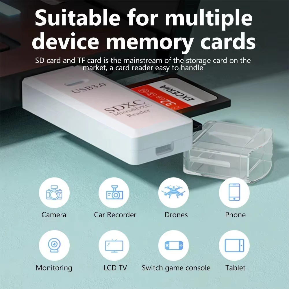 USB 3.0 Micro SD SDHC TF Card Reader Memory Adapter for PC Laptop Camera lot