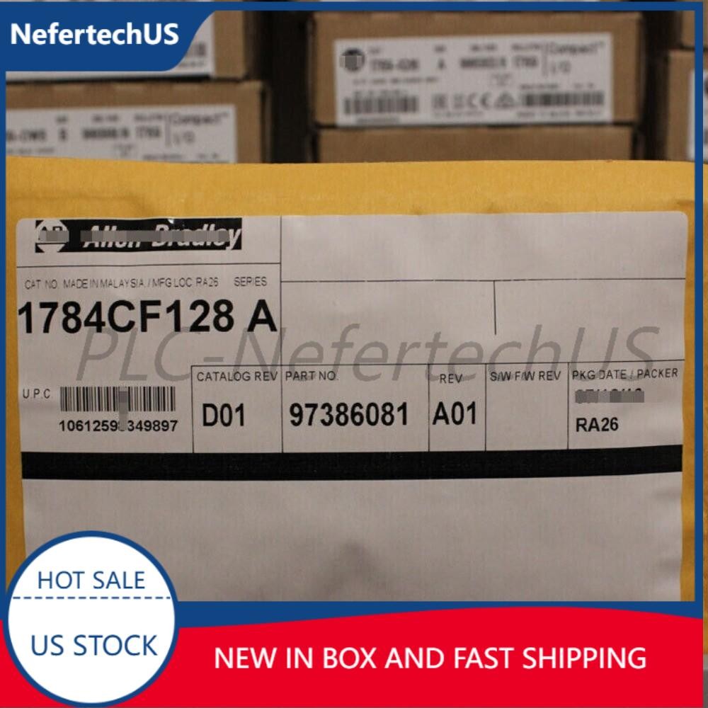 1784-CF128 ControlLogix CompactFlash Card Brand New AB Original Sealed 1784CF128