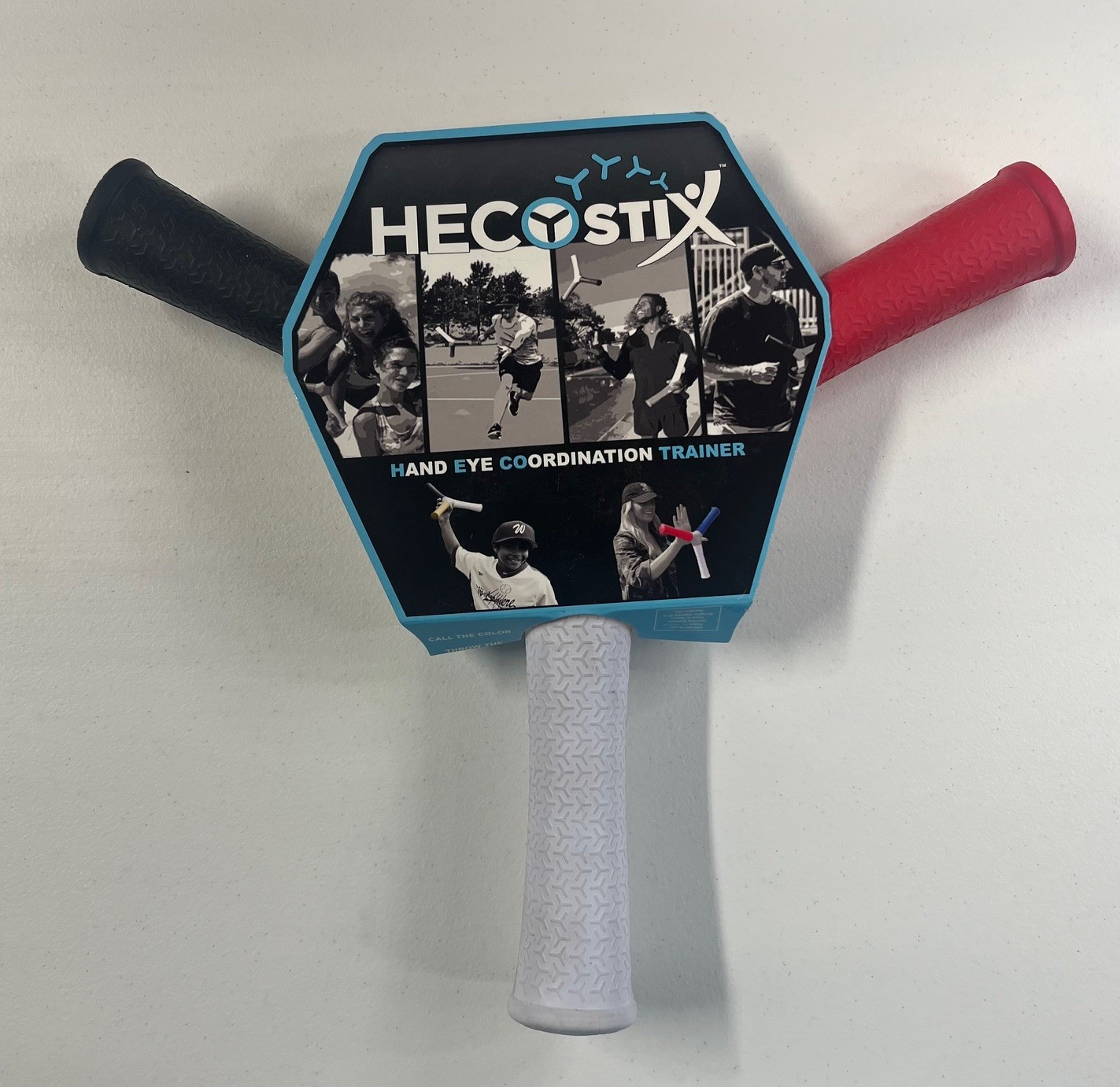 HECOstix Hand-Eye Coordination Trainer Small, Black, Red, and White New with Tag