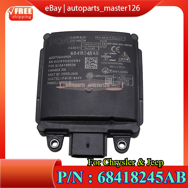 For Jeep Grand Cherokee Blind Spot Sensor Radar Module 2016 - 2021 68418245AB