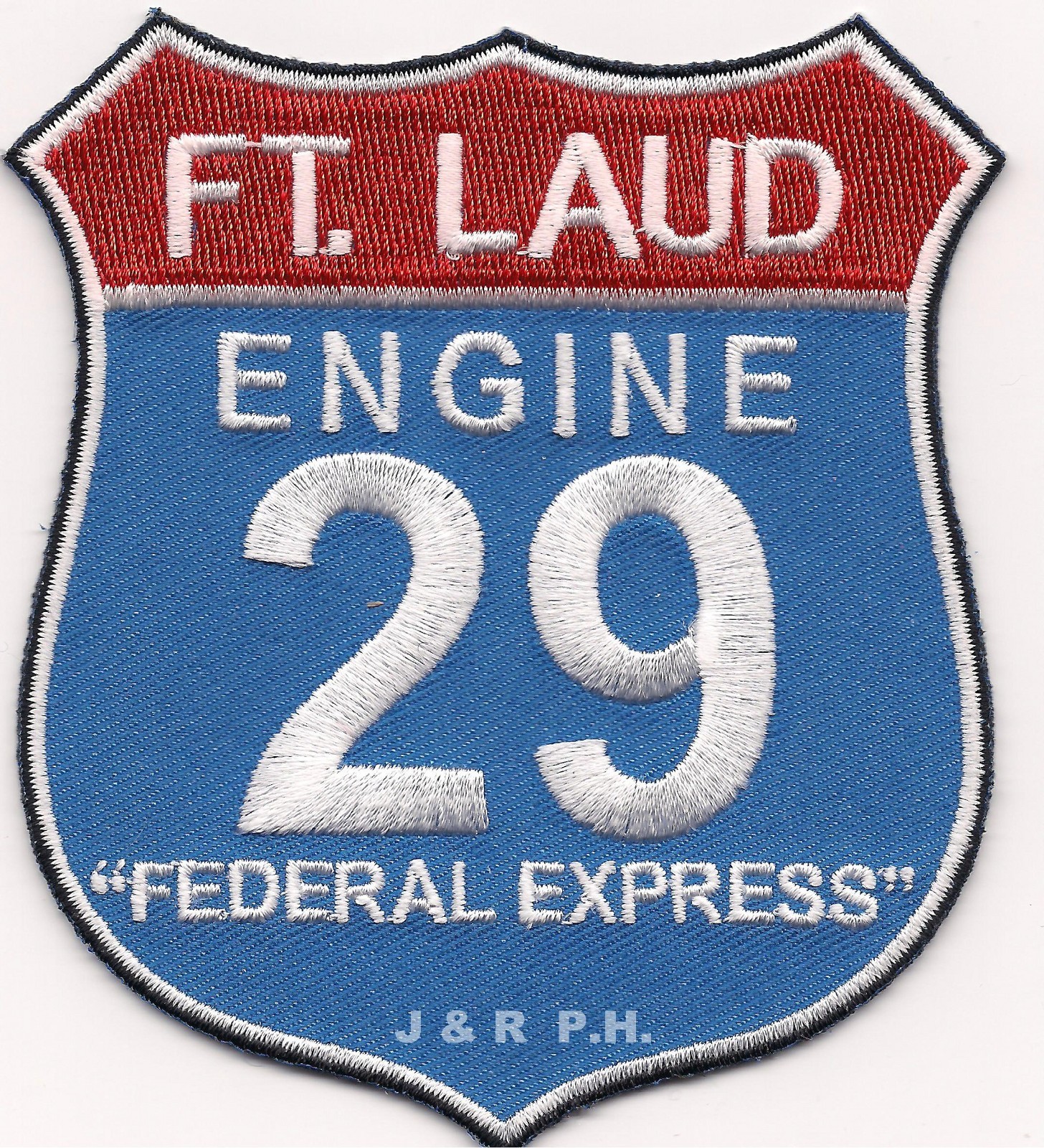 Fort Lauderdale Engine - 29 "Federal Express", FL (3.25" x 4" size) fire patch
