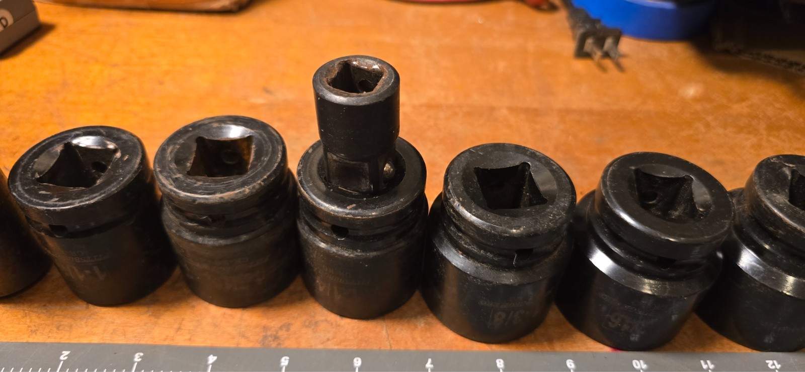Pittsburgh Pro 8pc 3/4" Dr SAE Impact Socket Set