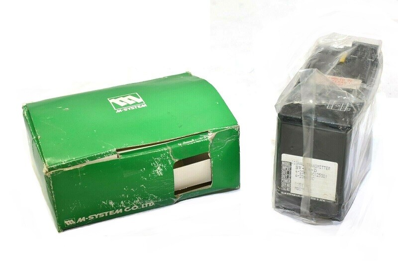 M-System SV-AA-D Signal Transmitter 4-20 mA, 115 VAC