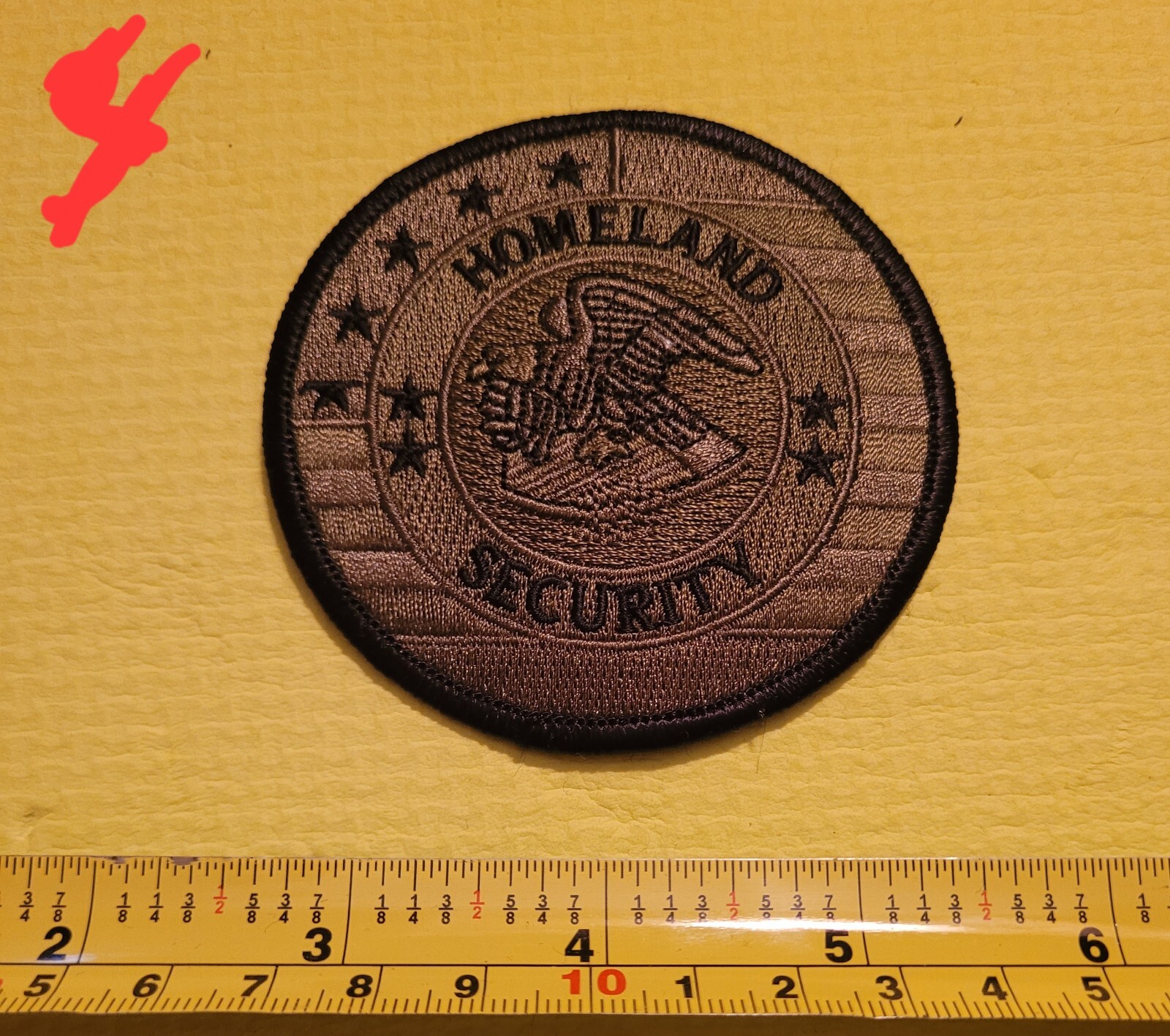 Security Homeland Patch Green