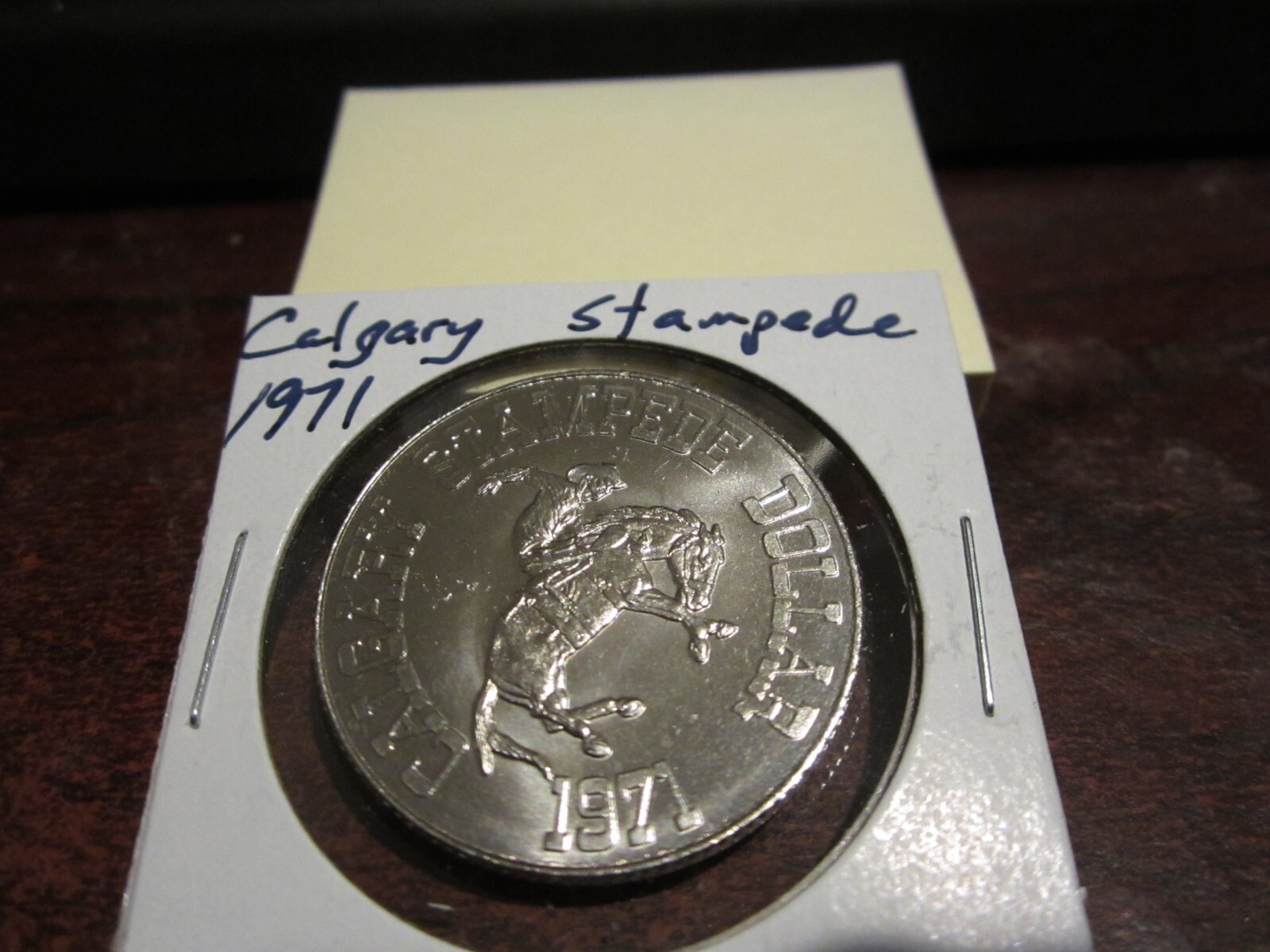 1971 - Calgary Stampede - Canada Commemorative Trade Dollar