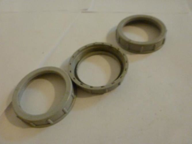 203579 New-No Box; MFG- MDL-Unkn81269 LOT-3 Conduit Bushing 2" Grey