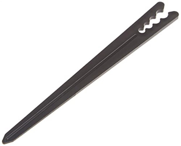 Raindrip 381025B Plastic Black Drip Irrigation Tubing Support Stake 6 L in.