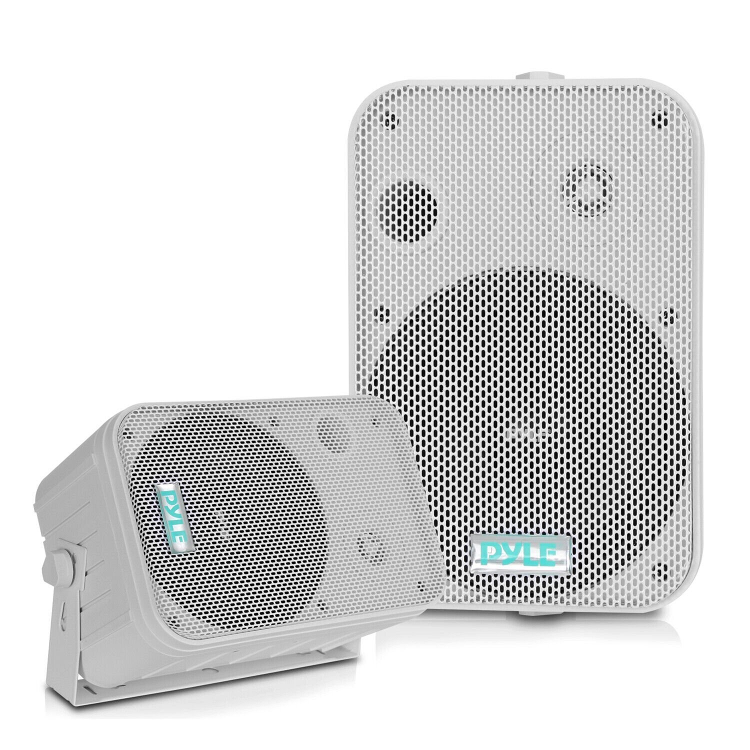 Pyle Wired 6.5" Indoor/Outdoor Waterproof Speakers (Pair) - White PDWR50W