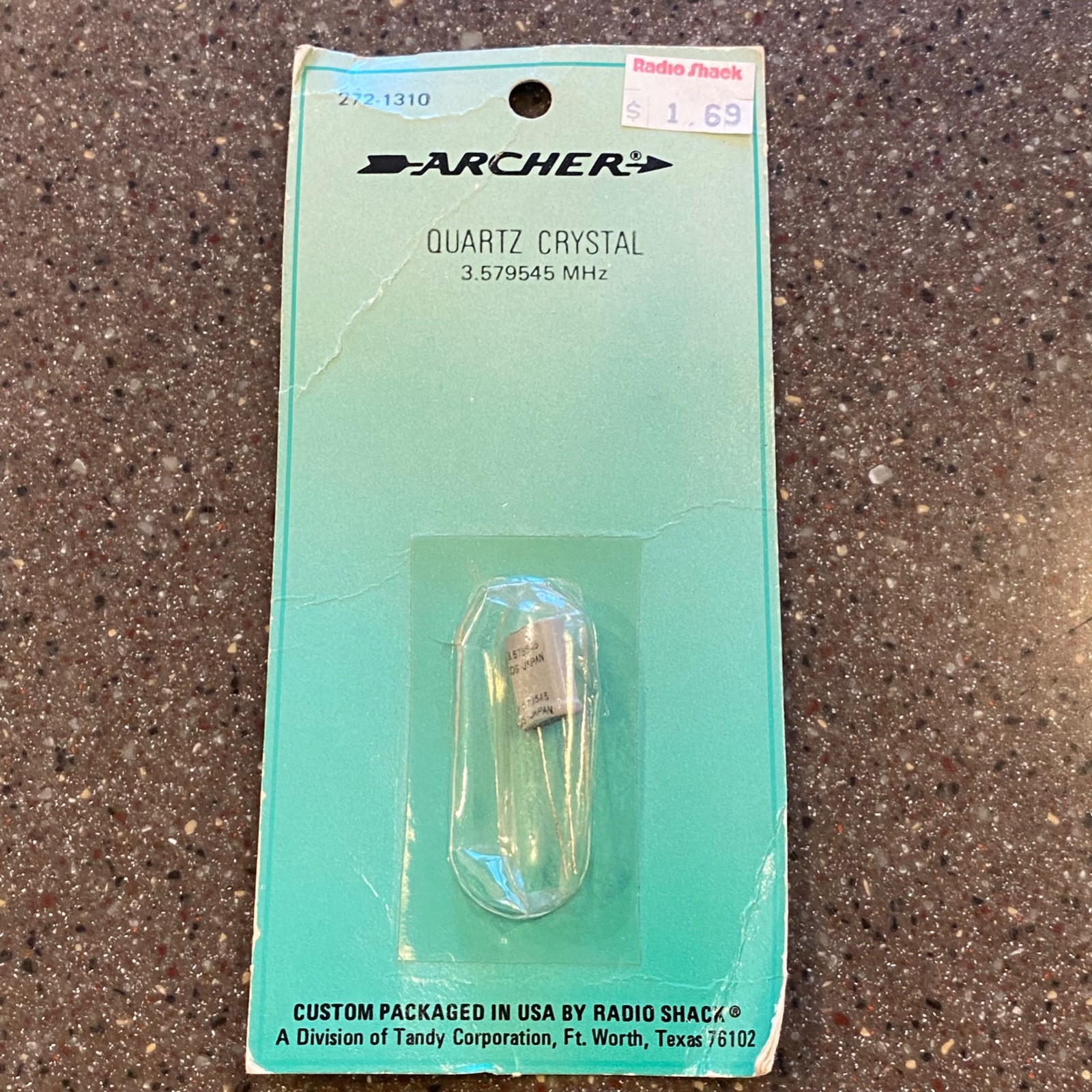 Radio Shack Archer 272-1310 Quartz Crystal 3.579545 Mhz FG