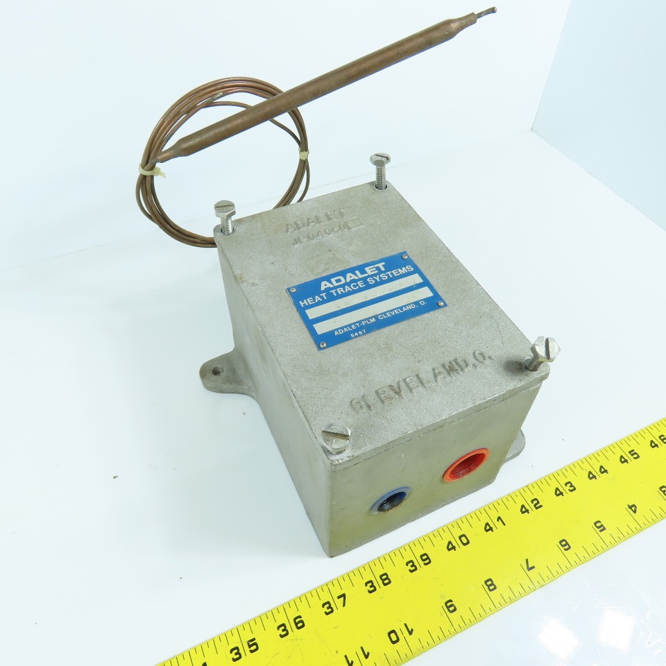 Heat Trace System TW-150C1 Haz Location Thermostat 0-150°F W/ Adalet-PLM JP0406