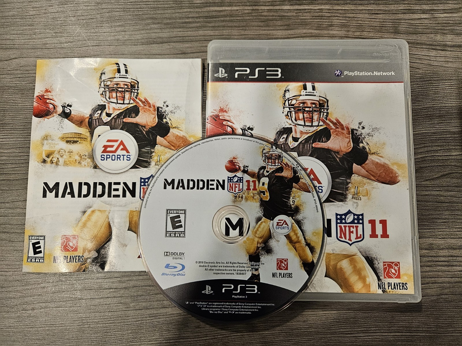 Madden NFL 11 Sony Playstation 3 PS3 Game - Complete CIB Tested Clean Disc VG