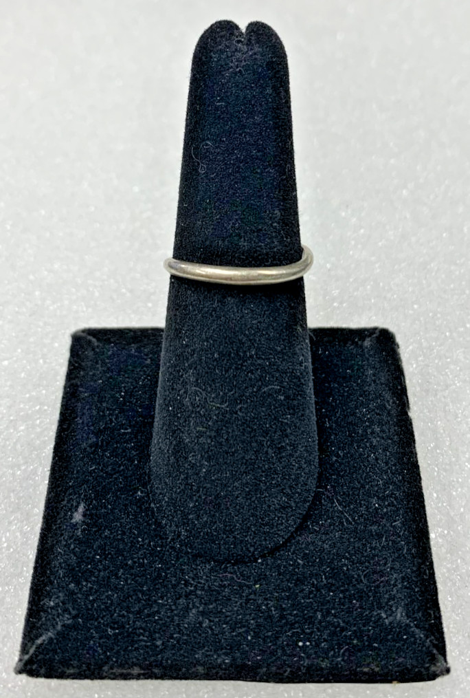 Round Cut CZ Mickey Mouse "G" Adjustable Initial Toe Ring SIZE 6.5 - 69R