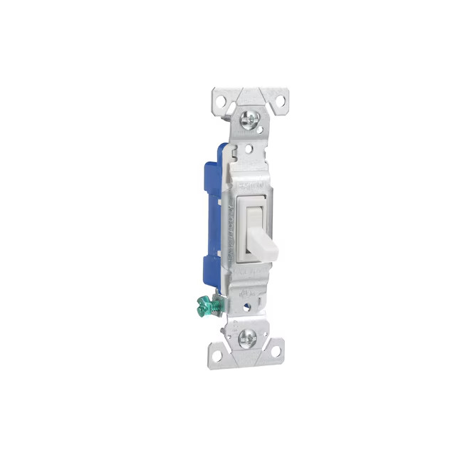 Eaton 15-amp Single-pole Toggle Light Switch