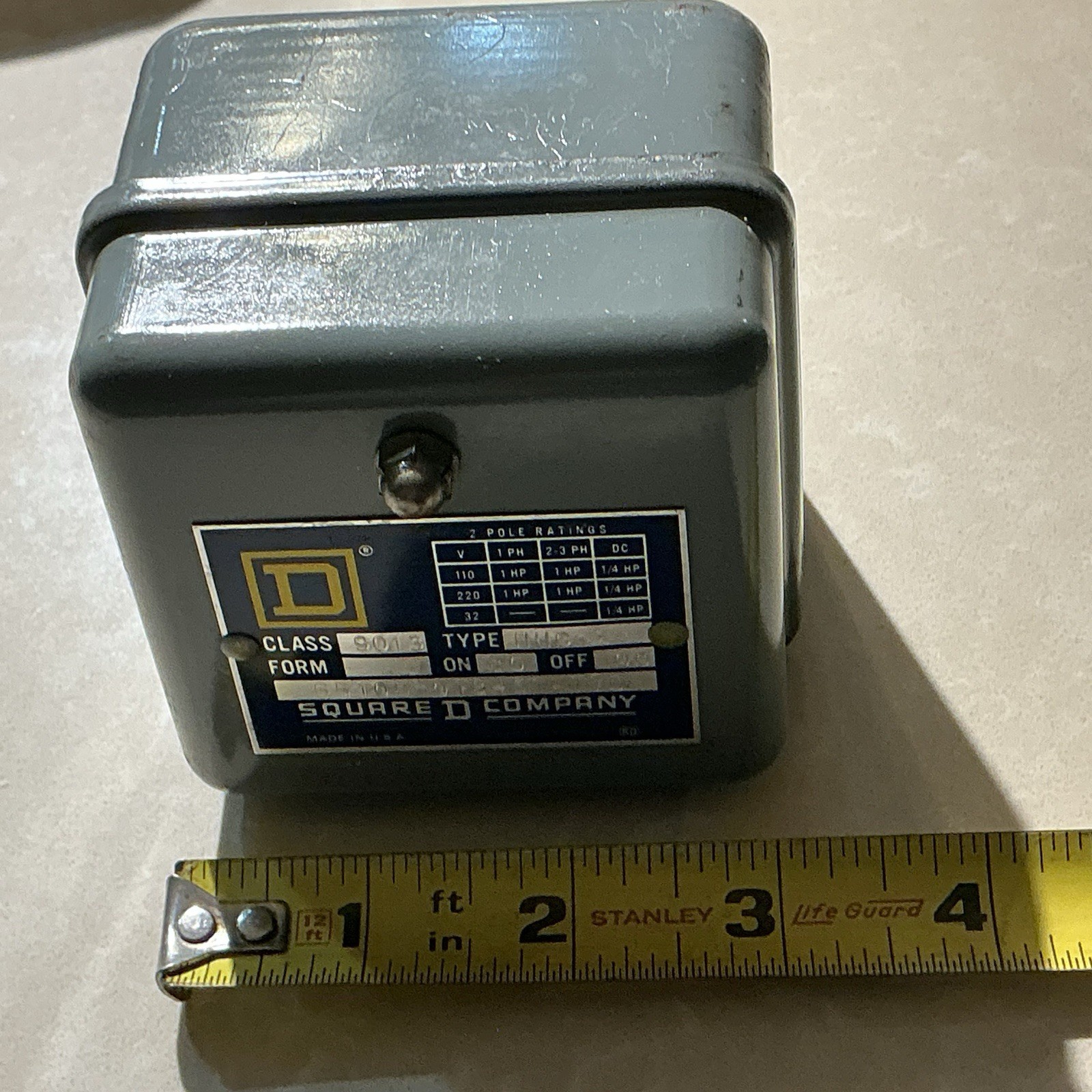 Square D Pressure Switch HHG 9013