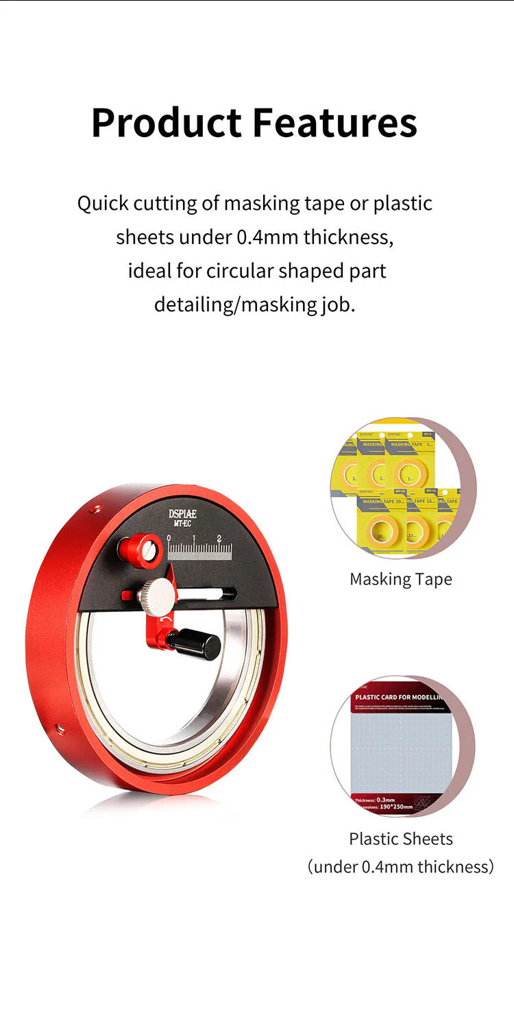 Dspiae MT-EC Adjustable Circular Cutter Starter Edition'