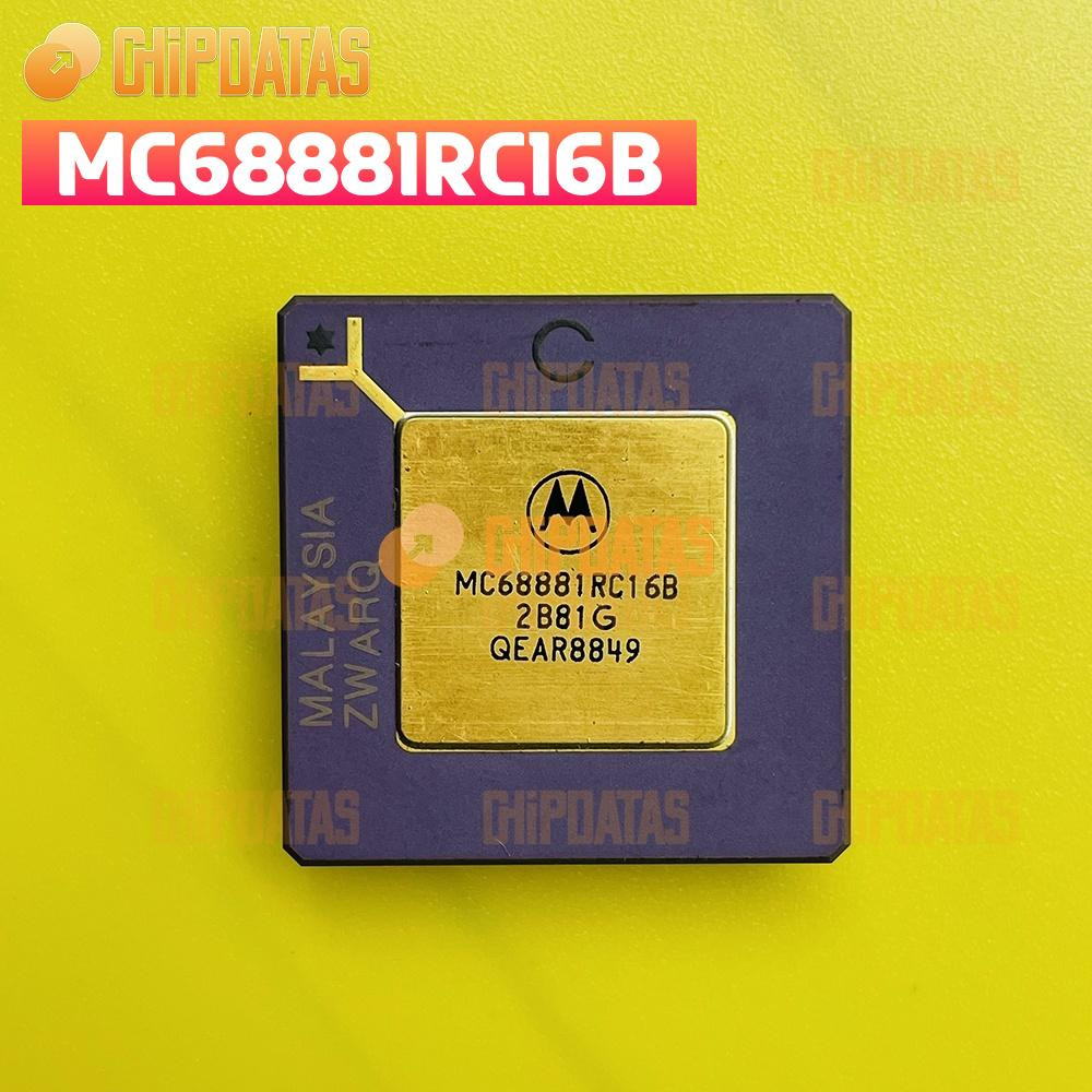 1PCS  MOTOROLA  MC68881RC16B  PGA HCMOS Floating-Point Coprocessor