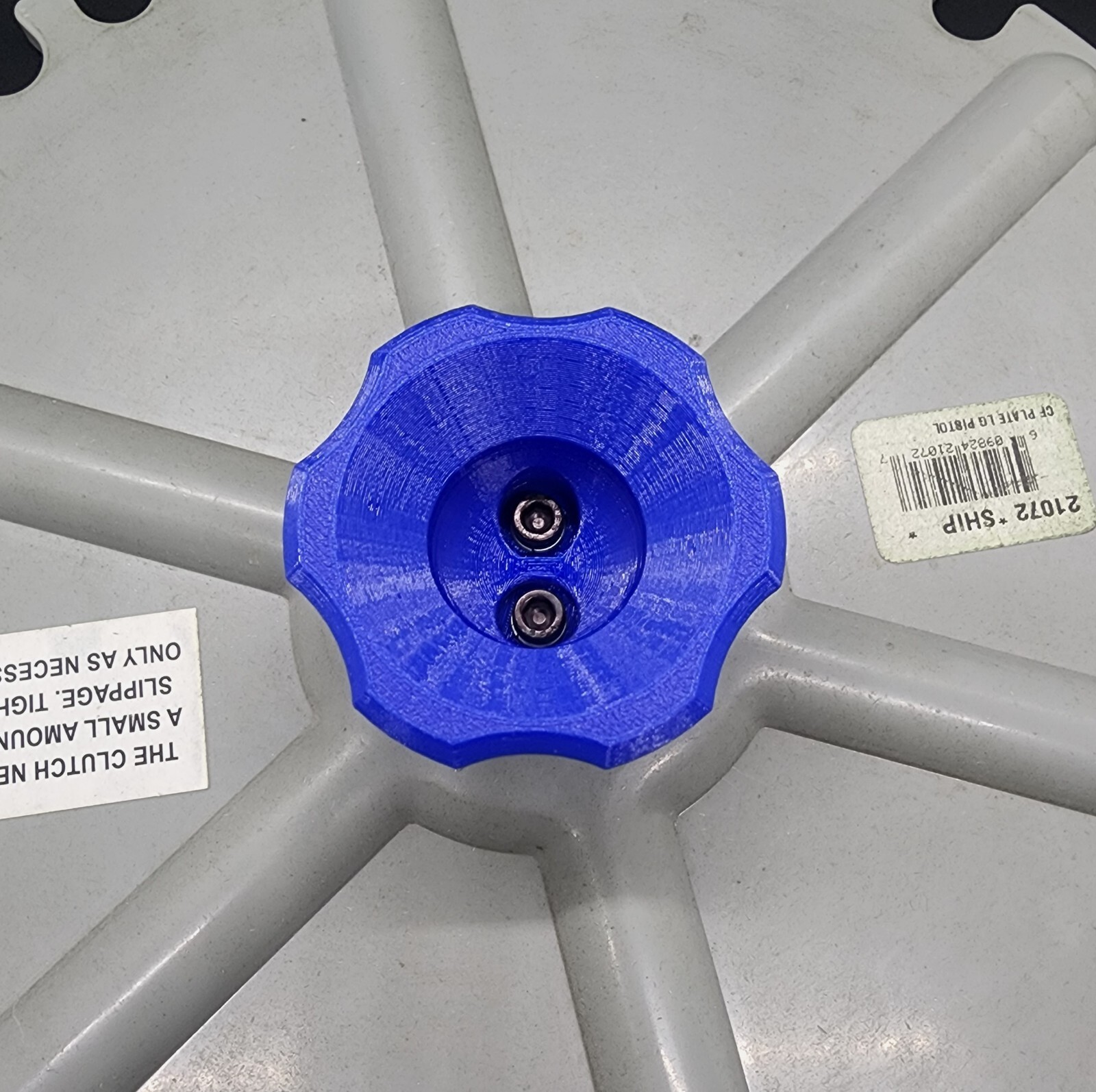 Dillon XL650 XL750 Case feeder plate knob Extra Large .