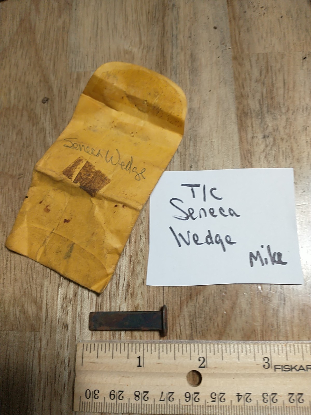VINTAGE T/C- Thompson Center Seneca Barrel Wedge Pin BLACK POWDER MUZZLE LOADER