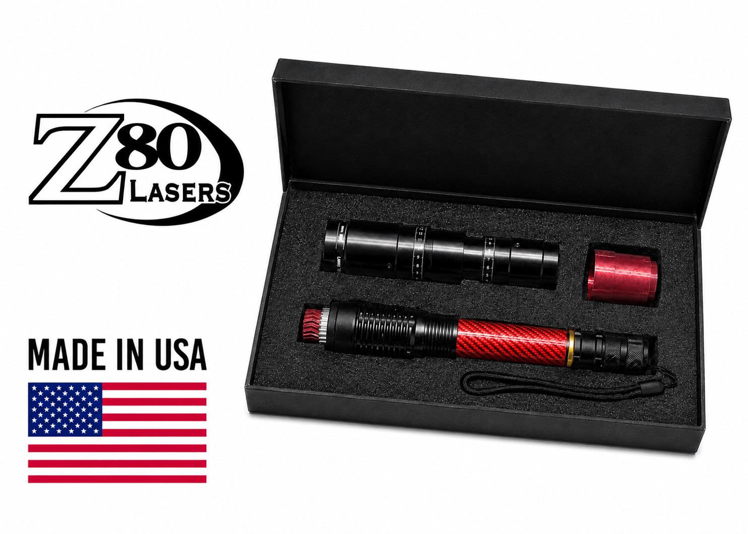 Big Red! Custom Laser Pointer w/ 8X Beam Expander - 638nm - Made in USA!!!