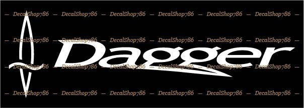 Dagger Kayaks - Outdoor Sports - Vinyl Die-Cut Peel N' Stick Decals/Stickers