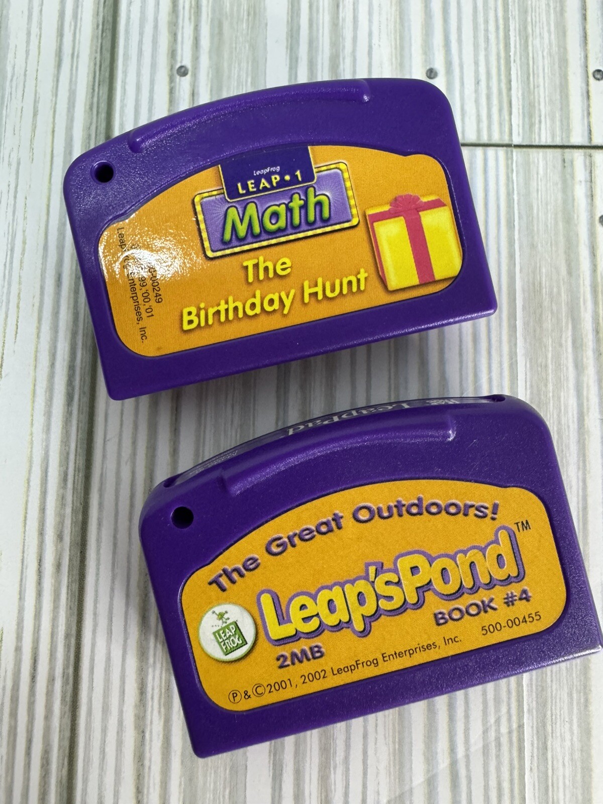 2 Leap Frog Leap Pad Game Learning Educational Cartridges Math Leaps Pond #4