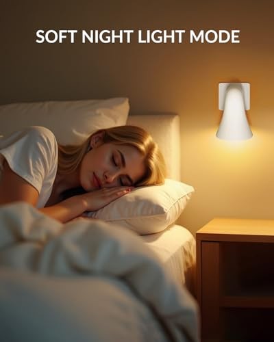 BrightArk Plug in GU10 Wall Uplighter Lamp with Timer RGB (Red, Green, Blue)
