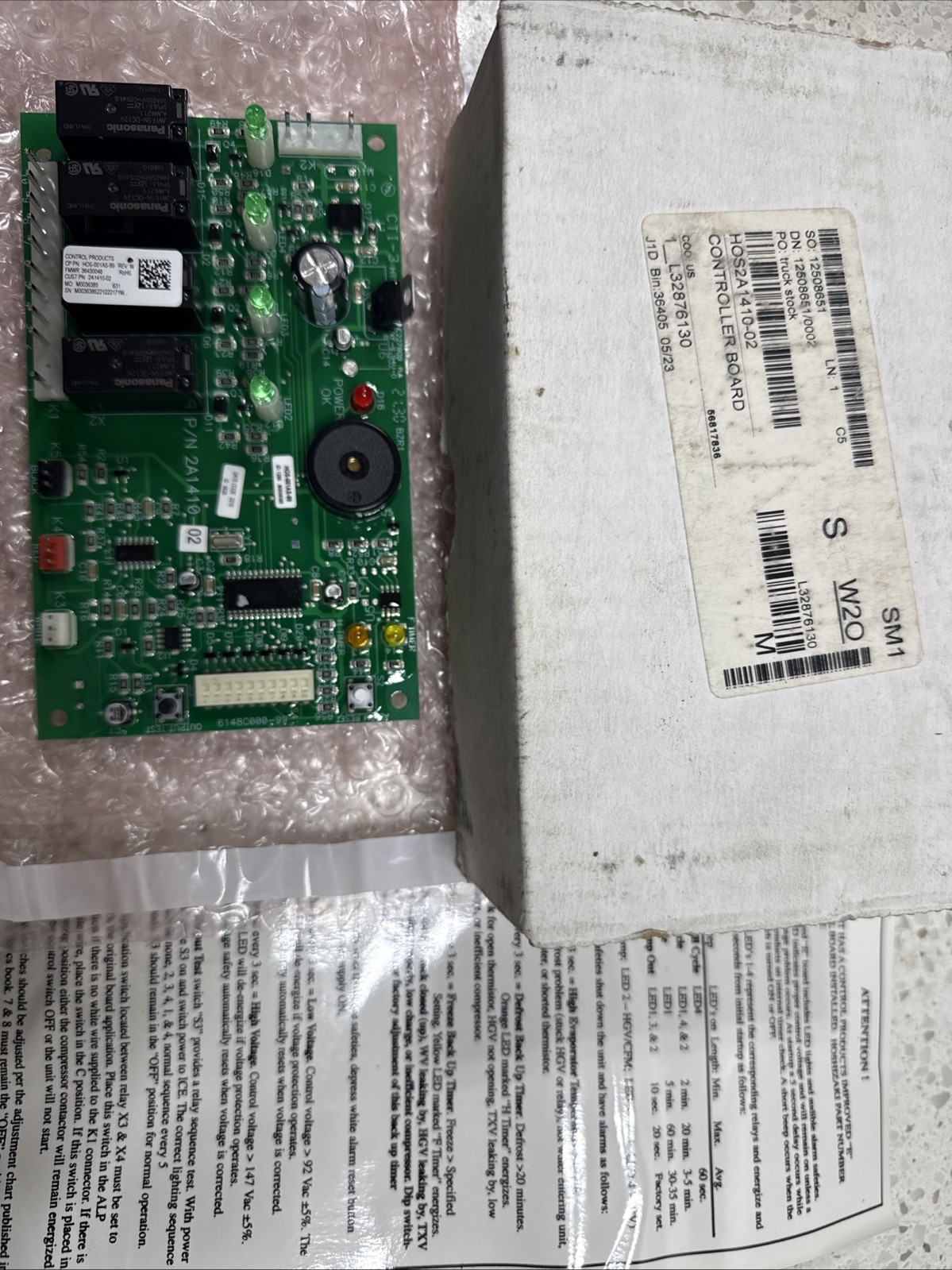 HOSHIZAKI 2A1410-02 CONTROL BOARD FOR ICE MACHINE  HOS2A1410-02