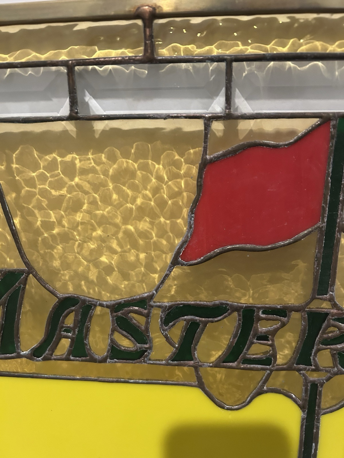 Masters Logo Stained Glass