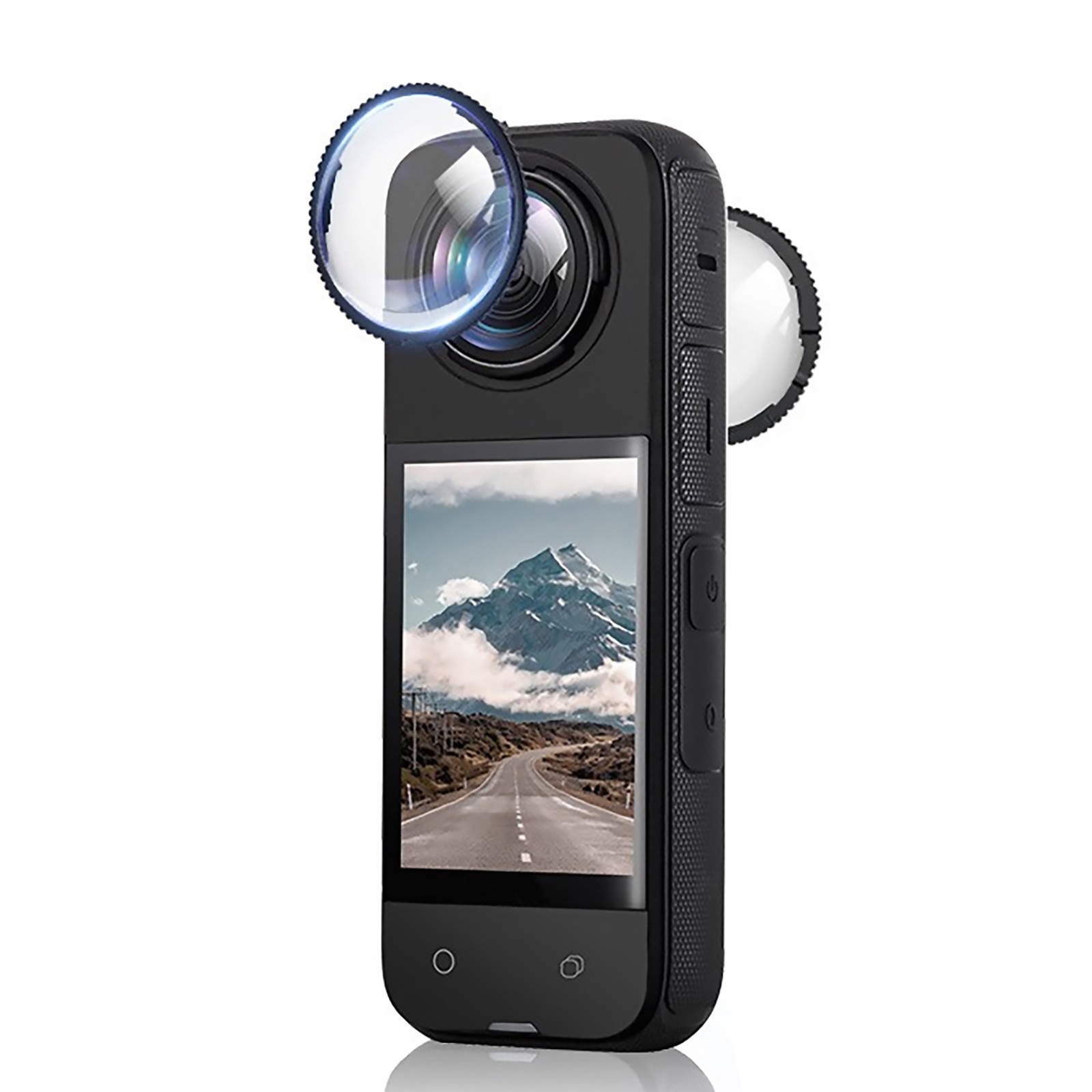 For insta360 X4 Optical Plastic Anti Cuts Panoramic Protective Lens Protector