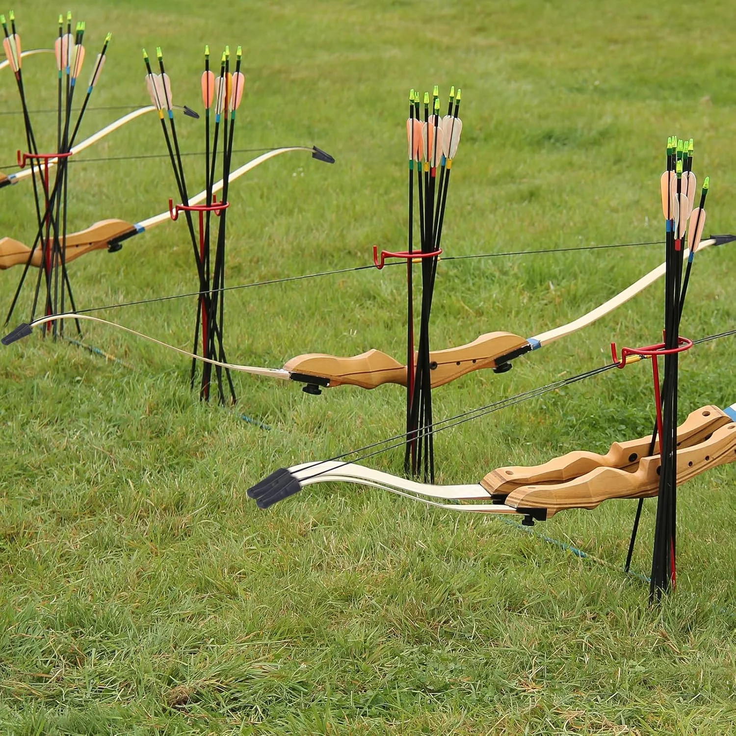 Amyhill 8 Pcs Recurve Bow Tip Protector Longbow Tip Guard Archery Accessories Si