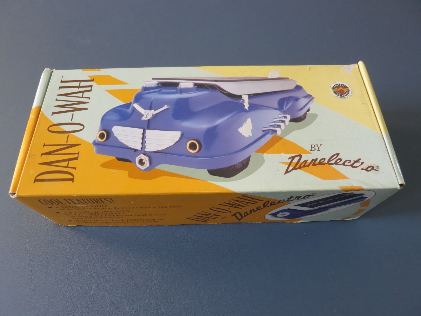 Danelectro DW-1 Dan-O-Wah Guitar Effect Pedal, Purple - New Open Box