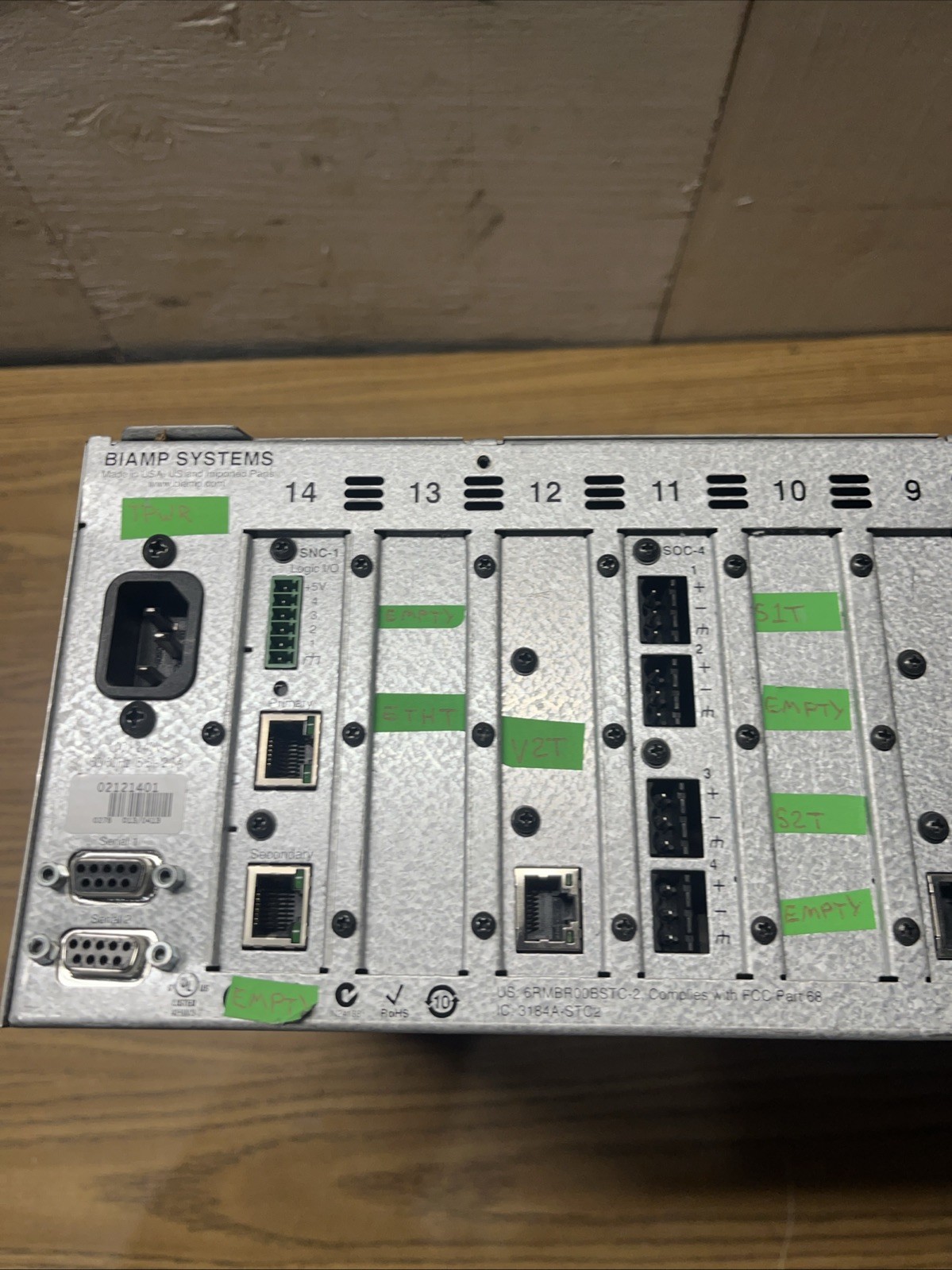 Biamp Systems Tesira Server-IO Digital Signal Processor
