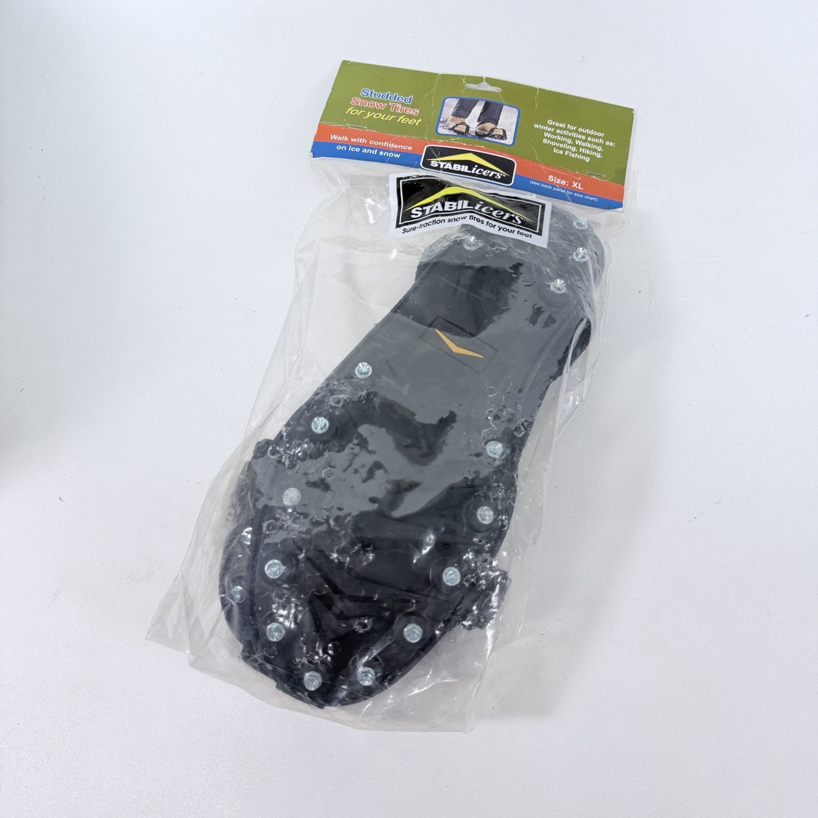 STABILicers Studded Snow Ice Cleats Traction XL (Men's 12.5-14) Black USA NEW